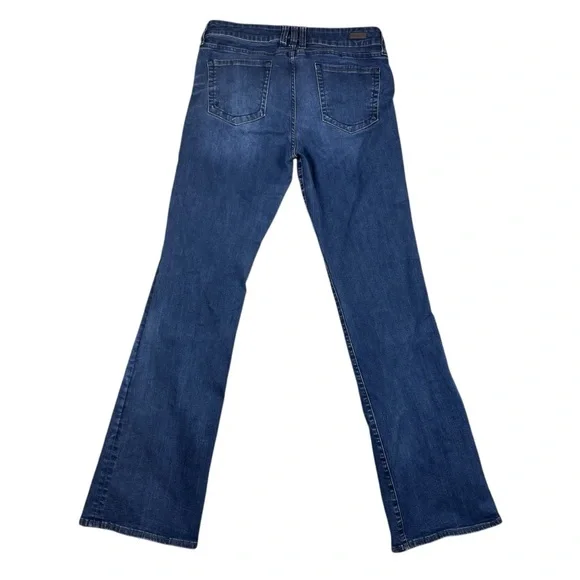 Kut From The Kloth Natalie High Rise Bootcut Blue Denim Jeans Women’s Size 12 - Picture 5 of 7